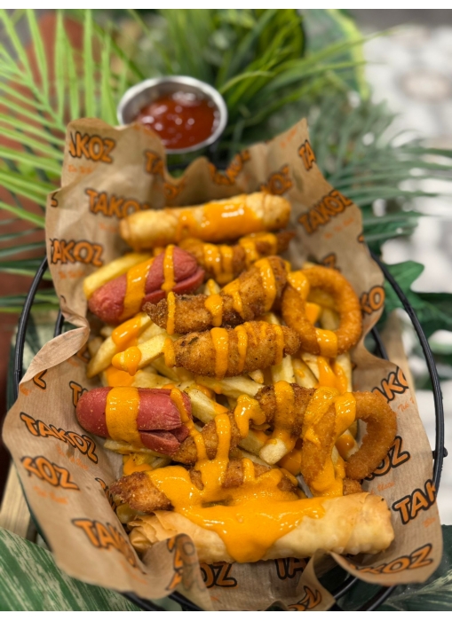 Cheddar Soslu Çıtır Tabağı