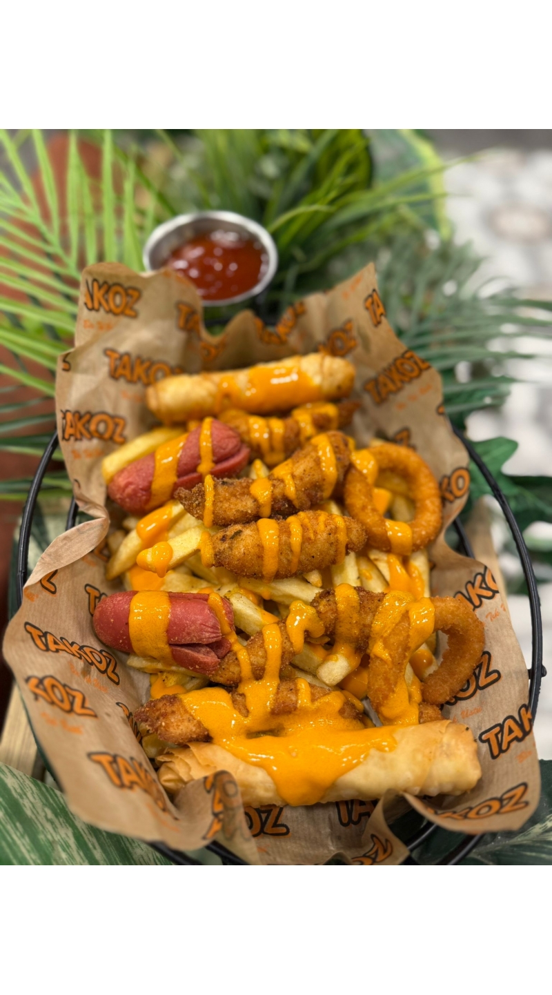 Cheddar Soslu Çıtır Tabağı