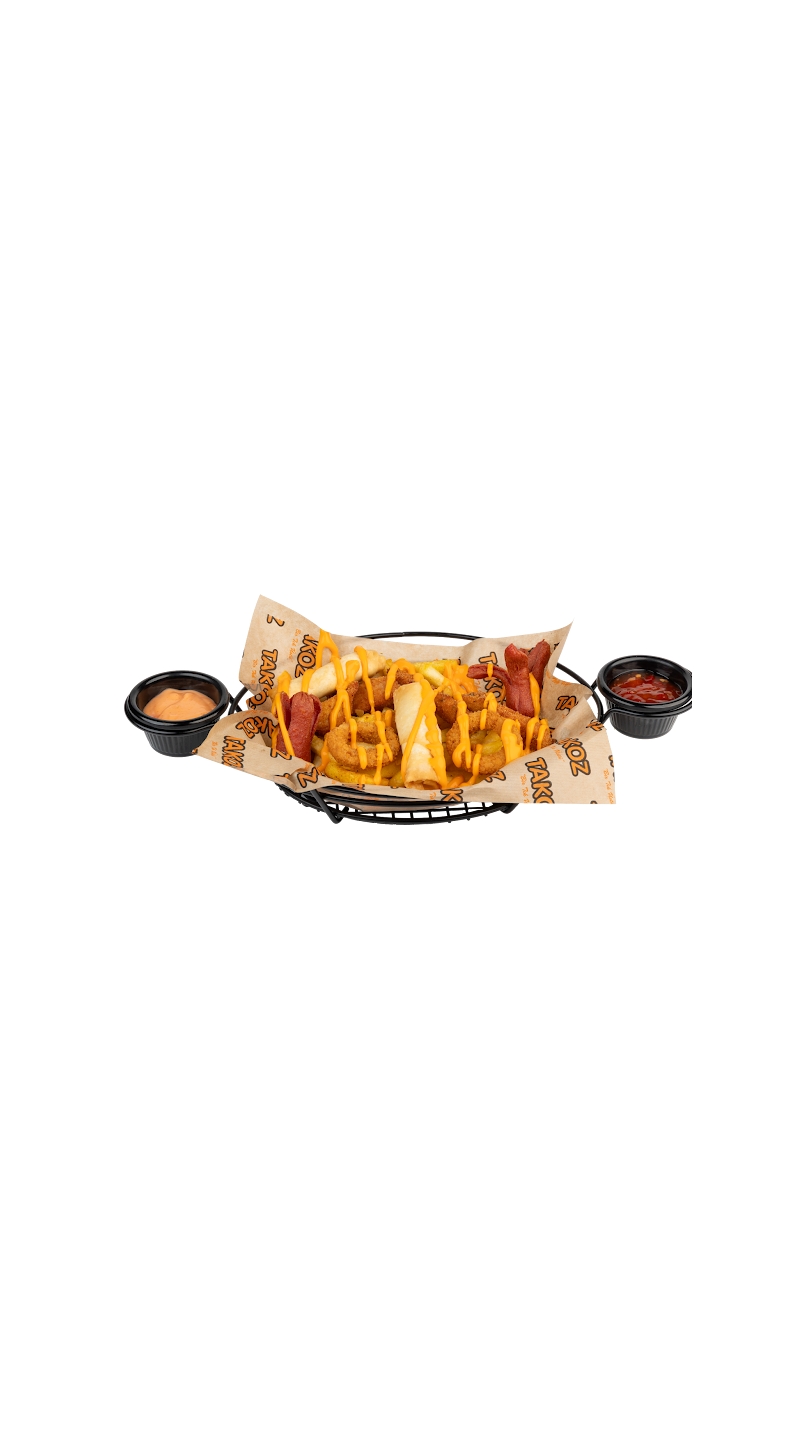 Cheddar Soslu Çıtır Tabağı